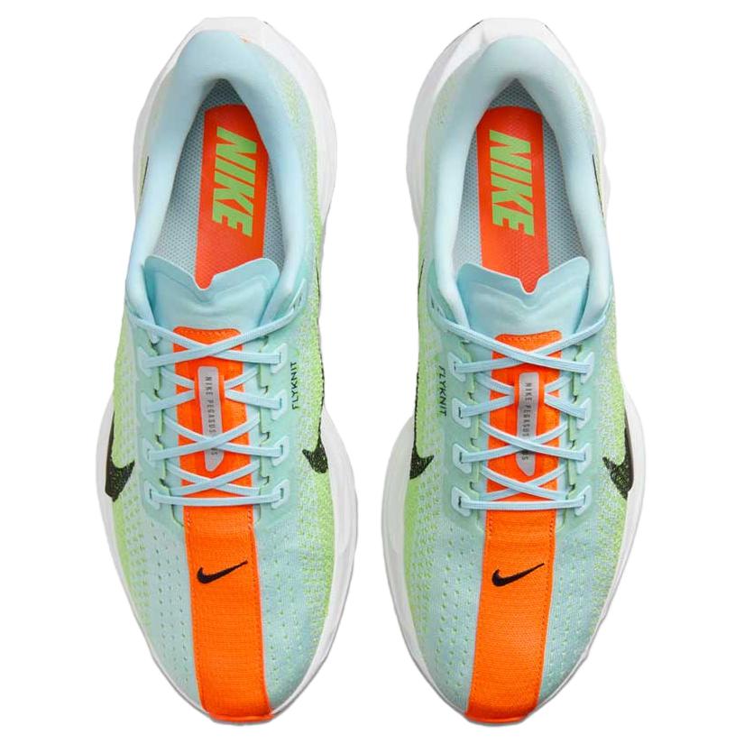 Nike Pegasus Plus Glacier Blue Life Lime Мужские кроссовки Черный Светло-лимонный твист Полностью оранжевый FQ7262-400