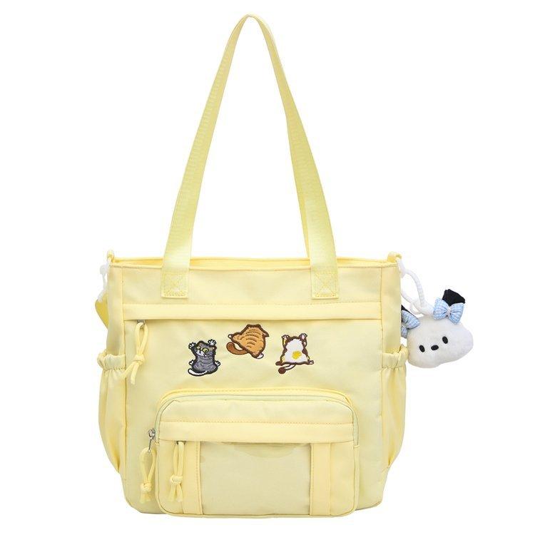 Сумка через плечо Cartoon Commuter женская большая вместительная студенческая сумка-тоут студенческая сумка через плечо