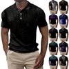 Men's Summer Printed Golf Shirt Botton Short Sleeve Top Men's Casual Fashion Shirt
