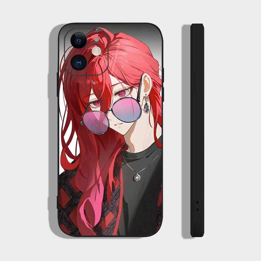 Чехол для телефона Chigiri Hyoma Manga BLUE LOCK Для IPhone 17 Air 16 15 14 13 Pro Max 11 12 Черный Силиконовый Чехол