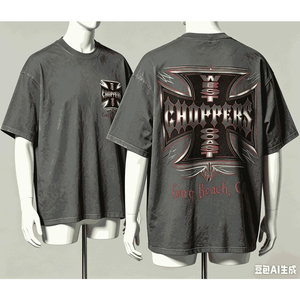 West Coast Choppers для Подарка Фанатам Футболка Мужская Женская Харадзюку Оверсайз Унисекс Короткий Рукав Уличная одежда высокое качество Для пар Классическая мягкая Ретро Мода