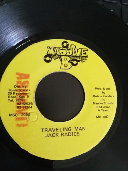 7inch Record JACK RADICS - Travelling Man MB007 Massive B Jamaica Reggae, Ska & Dub Used