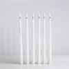 3/6/12 Pieces White Flameless Decorative Christmas Candles With Remote,Smokeless LED Taper Candles With Yellow/Warm White Light