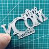 К Луне и обратно Металлические штампы Трафарет для DIY Скрапбукинга Фотоальбома Тиснения Бумажных Открыток Поделок Вырубки