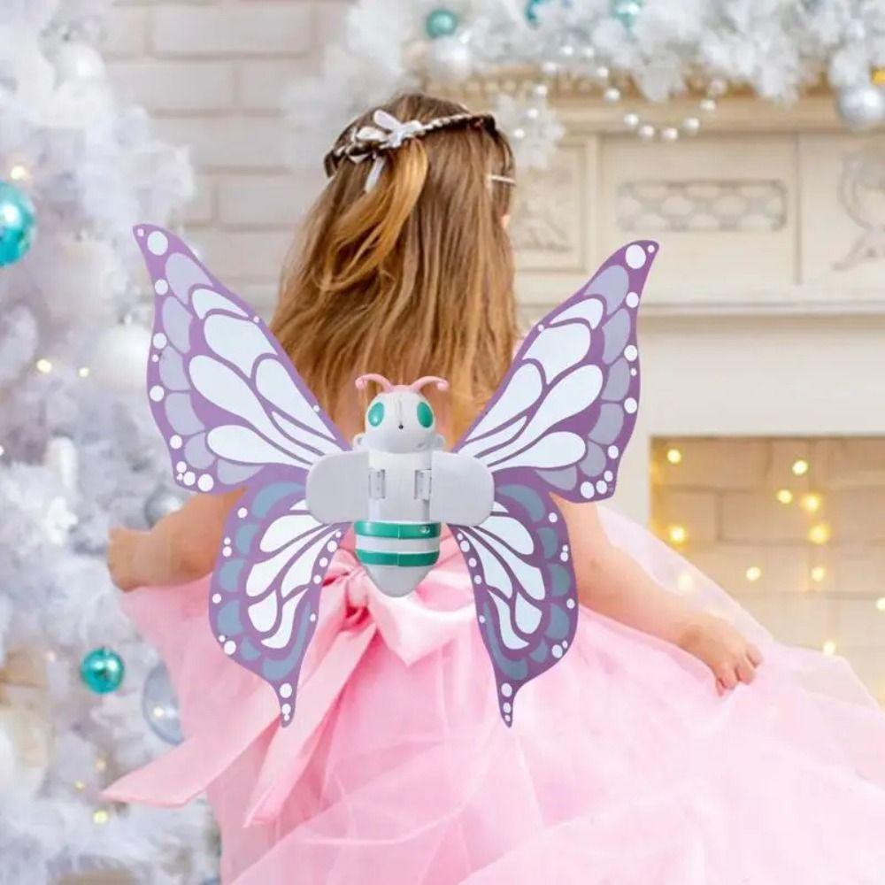 With Lights Moving Fairy Butterfly Wings Adjustable Strap Fairy Flying Toy  Party