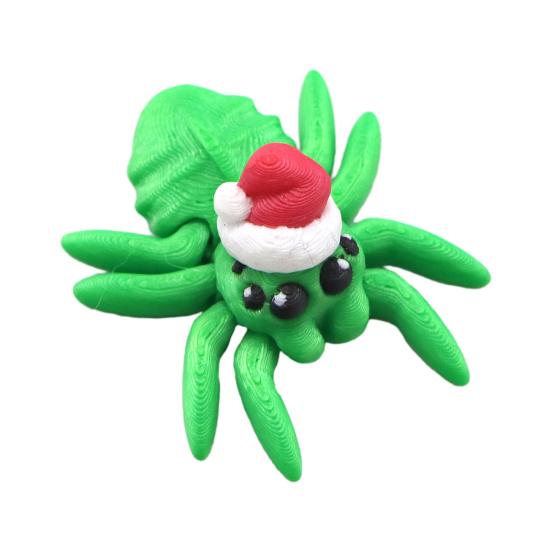 Yousheng 3D Printed Spider Ornament Mini Spider with Movable Joints Colorful Spider Fidget Toy for Kids And Adults Party Favors