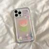Маленький свежий 13 подходит для iPhone17pro Чехол для iPhone 16 всесторонний 11 силиконовый 15 лазерный XR оптом 14