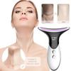 1Set  Neck Beauty Device Reduce Double Chin Therapy Facial Lifting Vibration Neck Massager Heating Massager LED Photon Tighten Skin Anti Wrinkles YSL