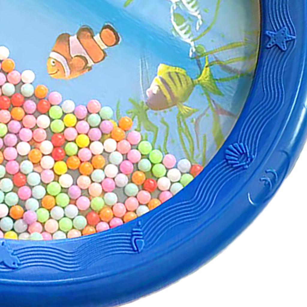 Wave Bead Ocean Drum Plastic Educational Gentle Ocean Sound Drum Percussion for Children Adults