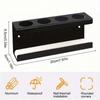 Toothbrush Holders 4-Slot No Drilling Stand With Diatomite Base Bathroom Toothbrush Holder Storage Rack For Toothpaste Kitchen