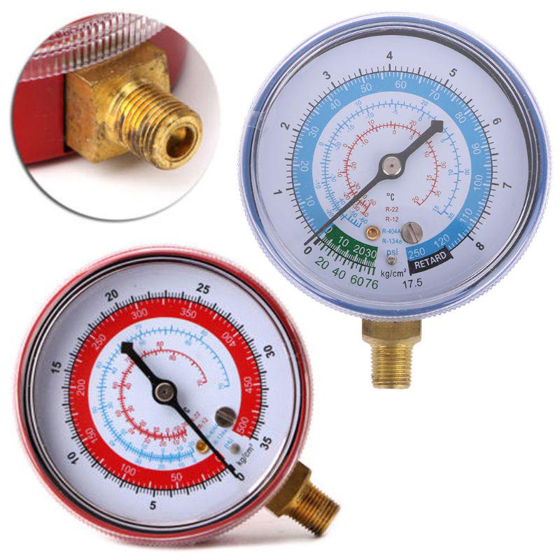 Good Air Conditioning Manifold Gauge High/Low Pressure R404 R134A R22 Refrigerant Manometer Replacement Accessories Tool