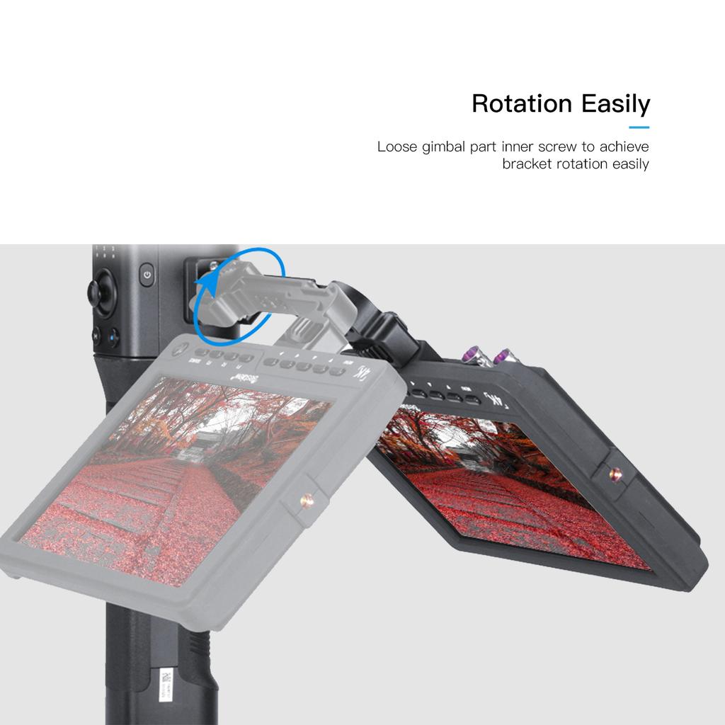 Стабилизатор подвеса Вращающийся Удлинительный Кронштейн Держатель Поддержка с Винтом 1/4 Дюйма Крепление Холодный Башмак для Крепления Монитора