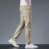 2023 Мужские высококачественные узкие эластичные повседневные брюки — модный, универсальный деловой стиль