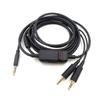 Stereo 3.5mm Audio Cable Gaming Headset Cable for MMX300 Headphone Cable Volume Control Inline Cord Accessories