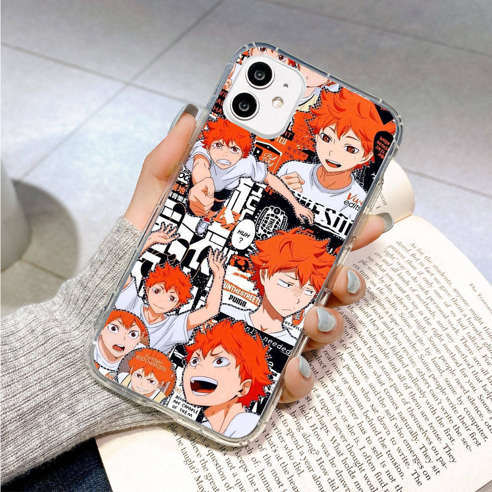 Чехол для Samsung A04 A14 A23 A34 A54 M23 M33 M52 M53 Realme 10 9 C30S C35 C55 VIVO Y02S Y21 Y51 X80 Pro Прозрачный чехол WI92 Haikyuu