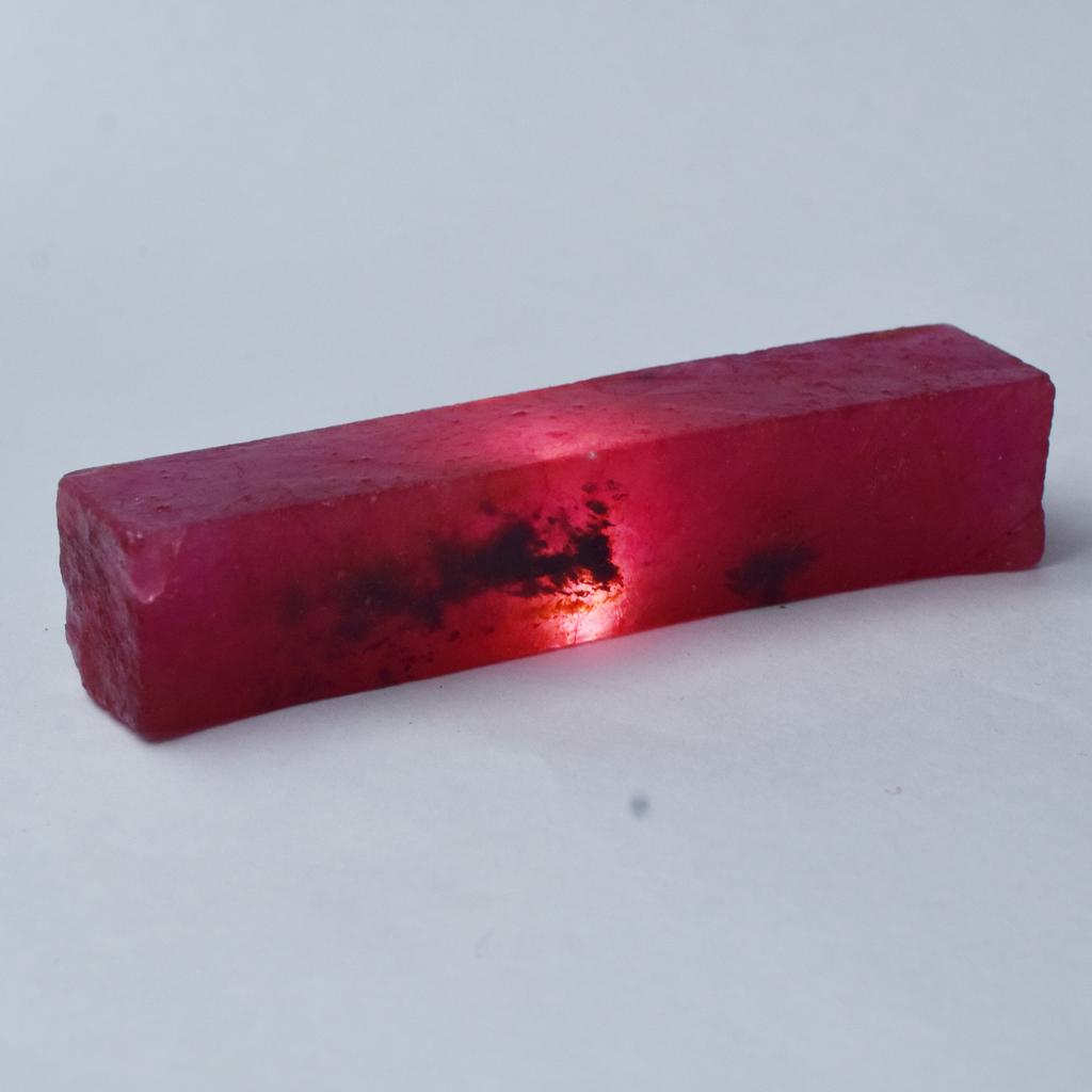 Deep Red Rough Ruby |   46.15 Ct Natural Uncut Rough Loose Gemstone