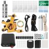 Complete Tattoo Machine Kit Professional Tattoo Starter Machine Power Supply Needle Repair Cream