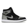 Air 1 Retro High OG Satin Shadow Черно-серые Женские Ретро Баскетбольные Кроссовки FD4810-010