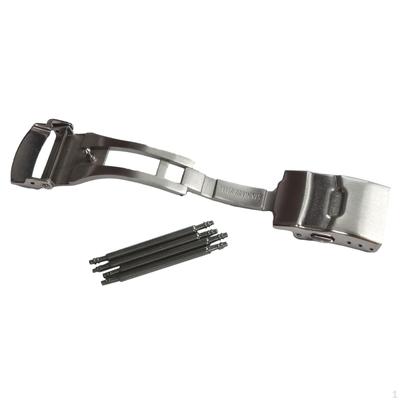 Аксессуары из нержавеющей стали с застежкой 20 мм 22 мм, простая установка, сменный складной ремешок, разъем для мужчин