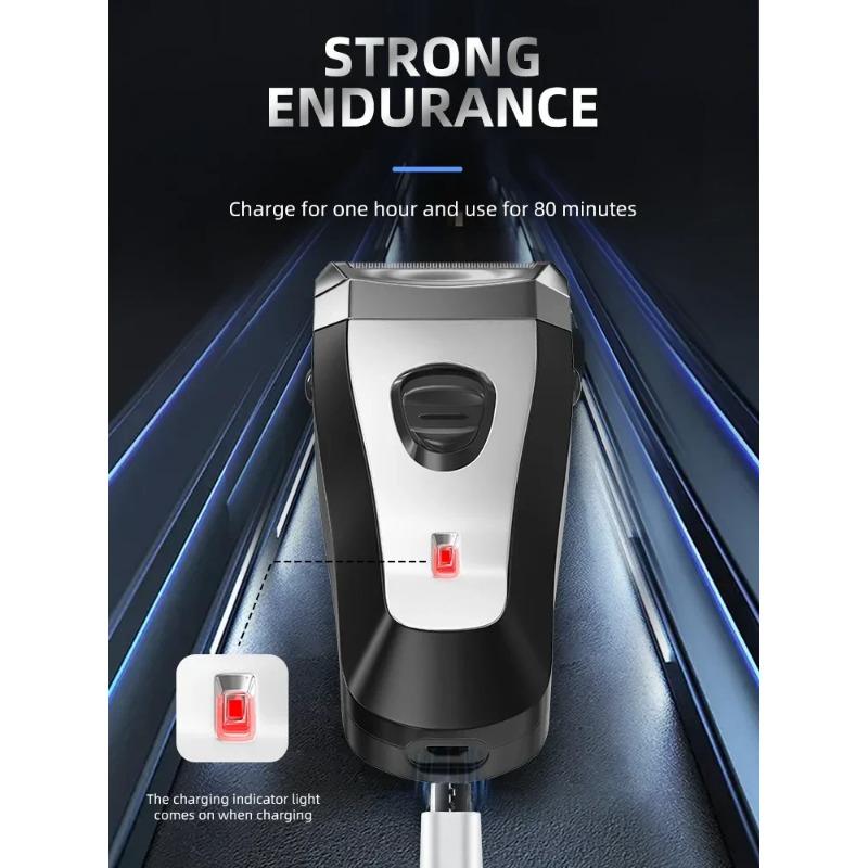 Водонепроницаемая возвратно-поступательная беспроводная бритва, USB-перезаряжаемая бритвенная машинка, парикмахерский триммер, электрическая бритва для мужчин