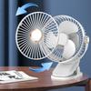 Clip/Stand/Hang Design Desktop Electric Fan 720° Rotation Cooling Fan Portable Clip-on Fan  Home