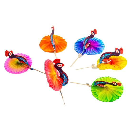 50 шт. Коктейльные зонтики Коктейльные палочки Красочные зонтики для фруктовых напитков Мини-зонтик Зубочистки Гавайские принадлежности для вечеринок