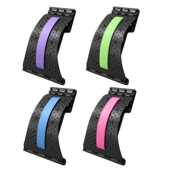 Растяжитель для поясницы, регулируемый массажер для шейного отдела позвоночника, поясницы, шеи, облегчение боли, подушка, растяжка для поясницы, растяжка для спины