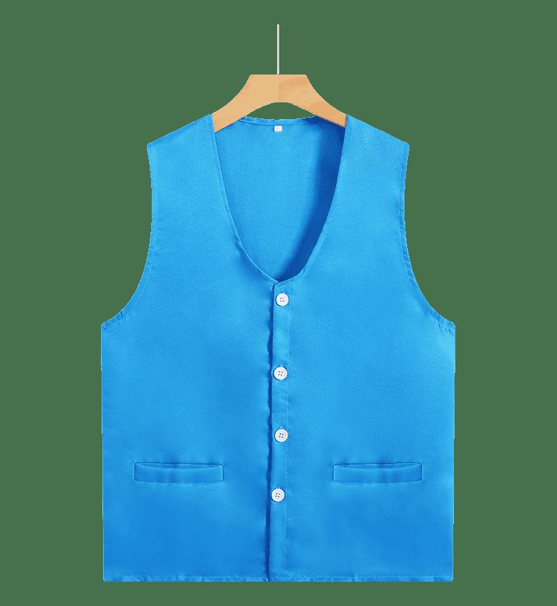 Красный жилет волонтера на заказ с логотипом для взрослых и детей – Идеально подходит для мероприятий и общественной работы