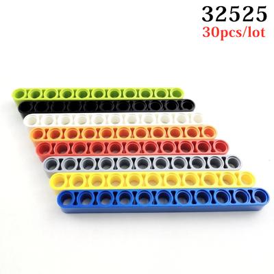 30 шт./лот 32525 Высокотехнологичные Строительные Блоки MOC Детали 1x11 Отверстий Рычаг-Лифт Собирается Частицы Машины DIY Образовательные Кирпичики Детские Игрушки