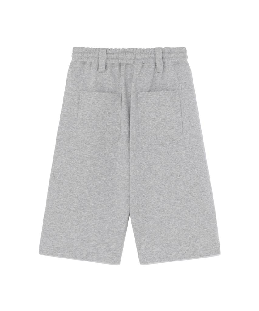 THE COLDEST MOMENT Tcm Waffle Button Half Sweat Pants (Melange Gray)