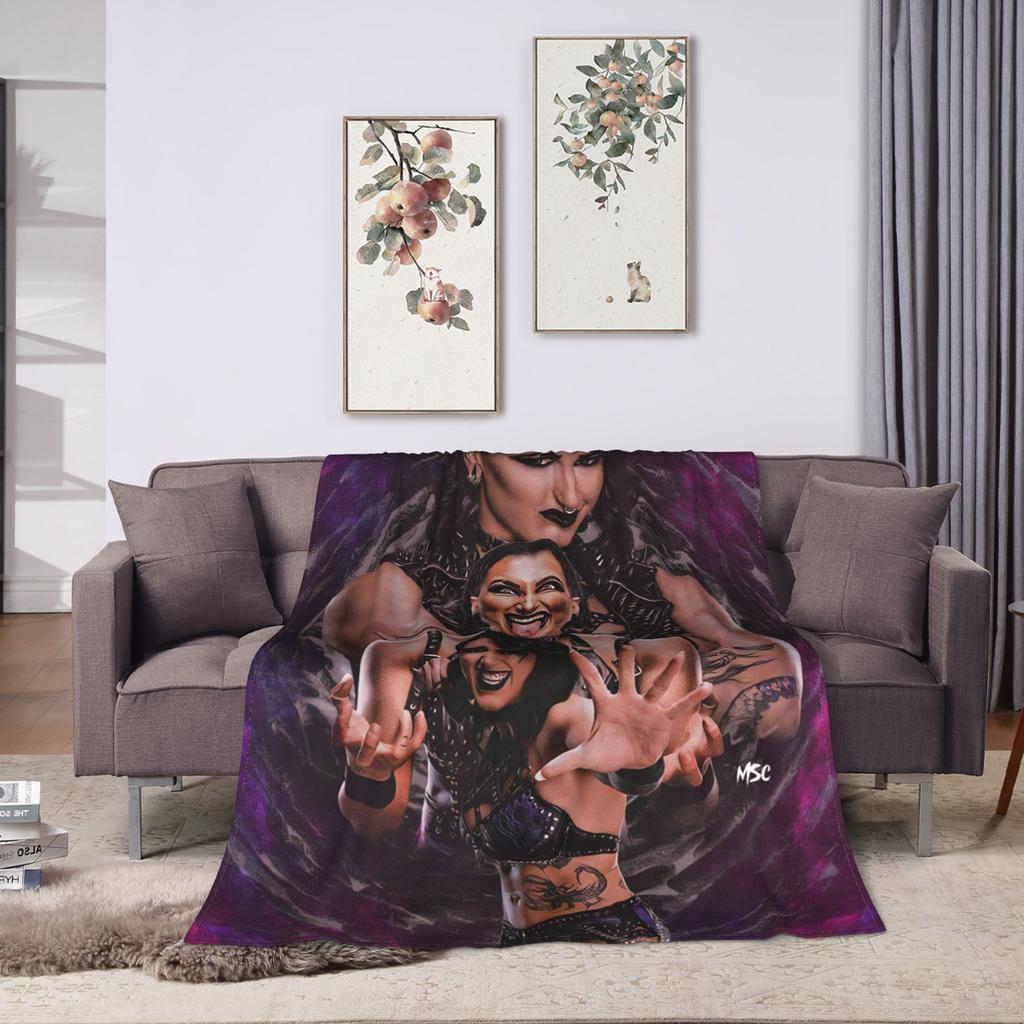 Rhea Ripley  Blanket Quality Warm Soft  Throw Blanket Winter Travel Office Home Decor Pattern Bedspread