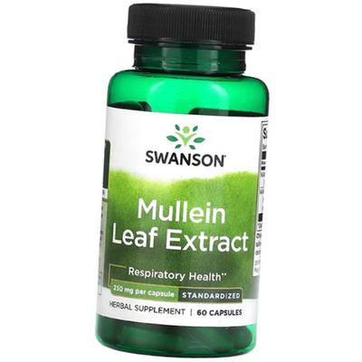 Экстракт листьев коровяка, Mullein Leaf Extract 250, 60капс (71280253)