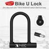 1 шт. Велосипедный U-образный замок Anti-theft для MTB Road Mountain Bike, Велосипедные аксессуары, U-образные замки, Стальной замок безопасности для велосипеда, Велосипедные замки