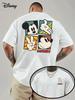Hot-selling Disney Men's Cartoon T-shirts, Pure Cotton Soft High-quality T-shirts, Casual, Fashionable and Breathable T-shirts