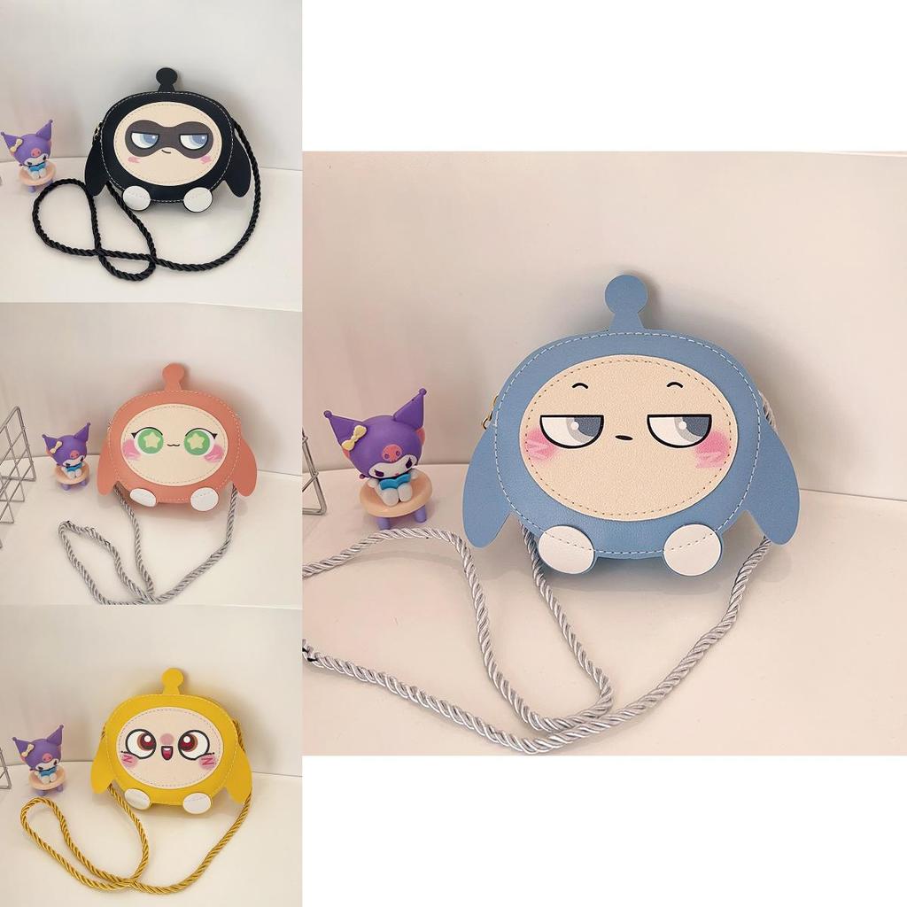 Adorable Cartoon Childrens Small Bag For Girls Fashionable Lightweight Pu Shoulder Purse