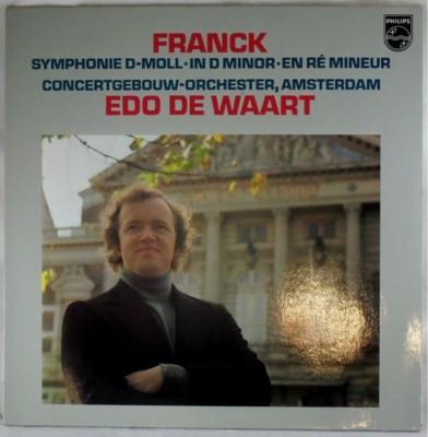 LP Пластинка СЕЗАР ФРАНК, ЭДО ДЕ ВААРТ, КОНЦЕРТ - Симфония ре минор 9500605 Philips 1979 Нидерланды Классика Б/У