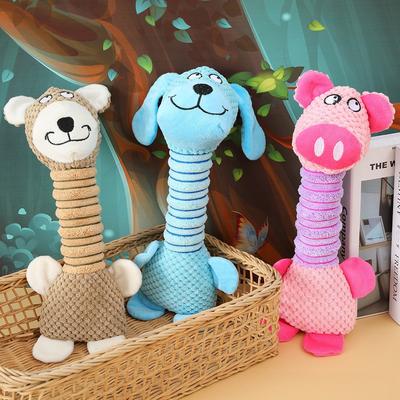 Игрушки для питомцев Плюшевые игрушки для кошек и собак Игрушки для питомцев Устойчивые к укусам Звуковые Игрушки для чистки зубов Анти-хлопотные Игрушки для облегчения состояния собак