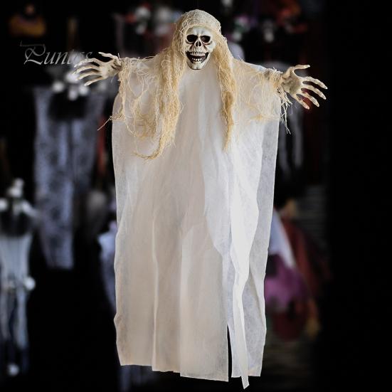 Хэллоуин Висячий Декор Призрака Широкое Применение Универсальный Реалистичный Многофункциональный Подвеска для Вечеринок Дома с Привидениями