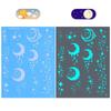 4pcs Luminous Glow Waterproof Temporary Tattoo Sticker Star Butterfly Flash Tatto Women Men Arm Body Art Fake Tattoos