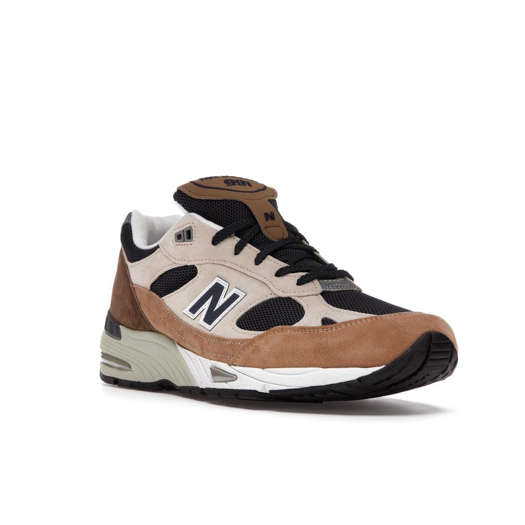 New Balance 991 Сделано в Англии Капучино Мужские кроссовки Коричневые Темно-коричневые Тан M991SBN