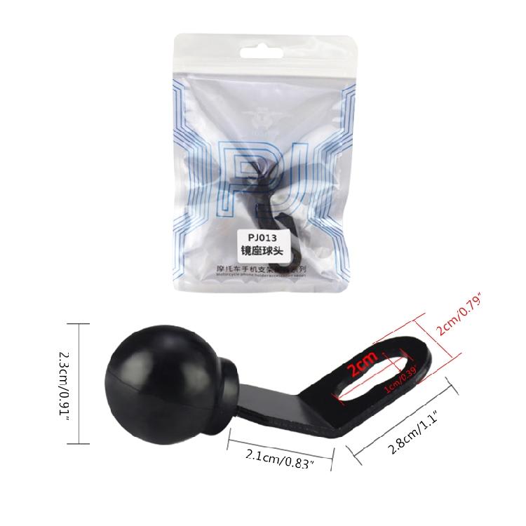 Наклонное основание для мотоцикла с шариком 10 мм для головного адаптера Работает для Came