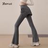 Spring 2025 Fashion Yoga Skirt Pants: Flared Fitness Trousers for Running & Sports