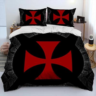 Комплект постельного белья Cavalier Knight Templar Crusaders, пододеяльник, комплект постельного белья, пододеяльник, наволочка, комплект постельного белья размера «king-size»