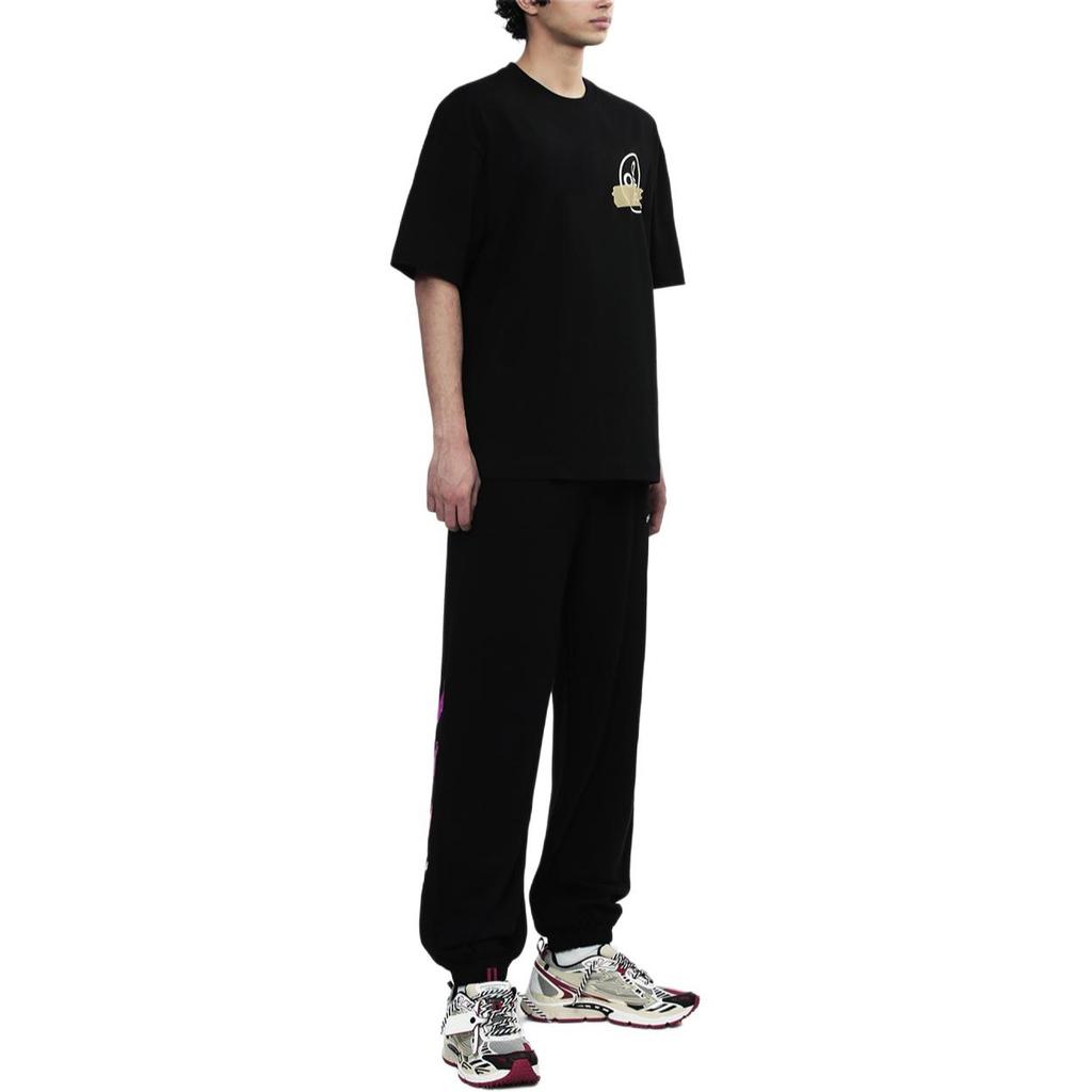Off-White Бронзовый принт-стрела Унисекс Черный OMAA038G20JER0021048