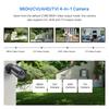 1080P 4 Pack HD TVI Security Cameras Outdoor Indoor Weatherproof Bullet Surveillance Camera for Analog CCTV DVR System EU PLUG