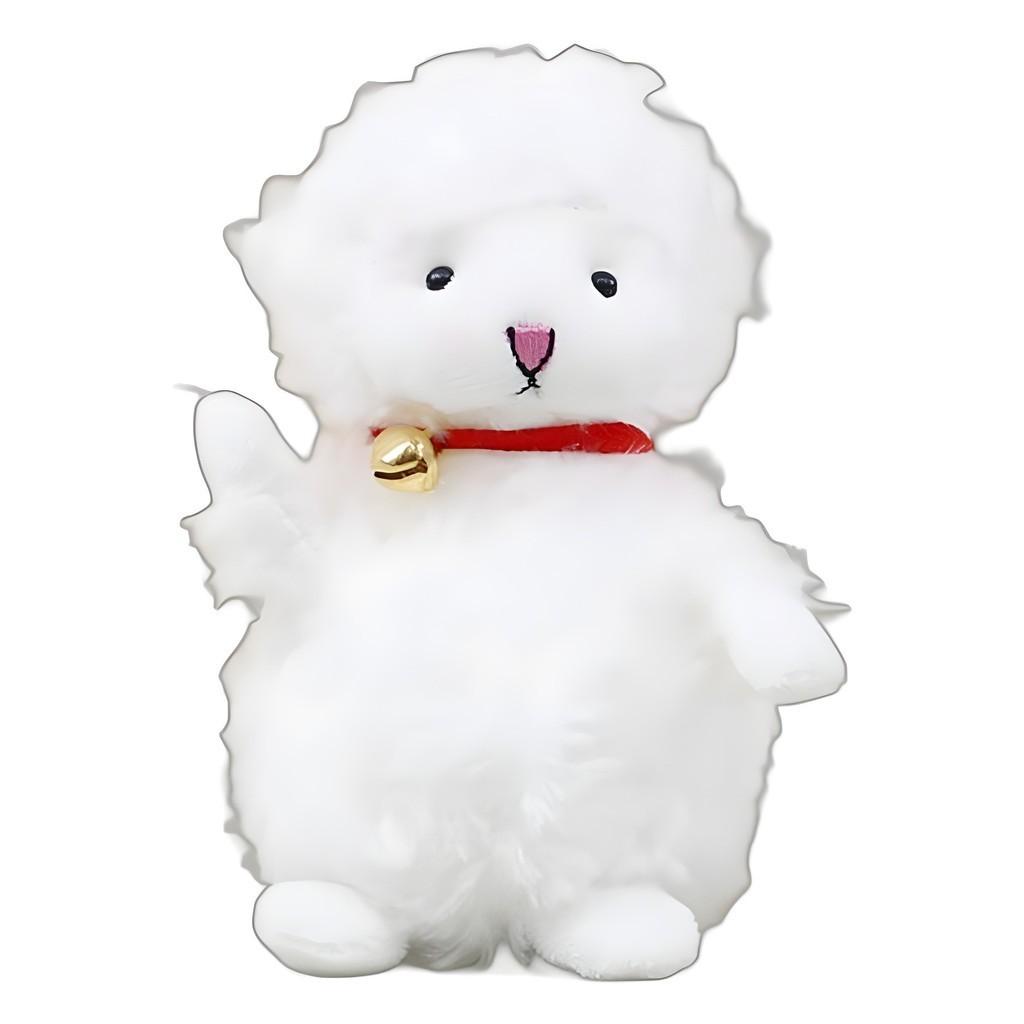 Soft Plush Sheep Keychain Lovable Fluffy Lamb Figurine With Pp Cotton Filling