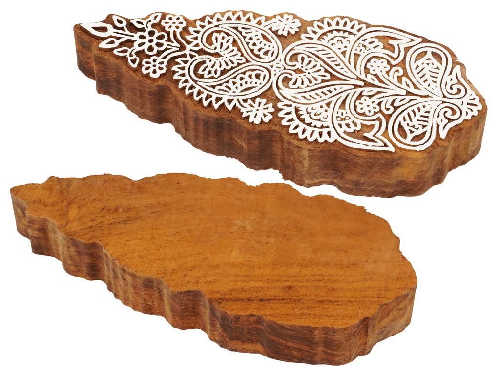 IBA Indianbeautifulart Textile Printing Block Asian Block Motif Hand Carved Wood Stamp