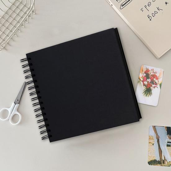 Photo Album Scrapbook Kraft Paper Scrapbook Album Flexible Coil Design DIY Memory