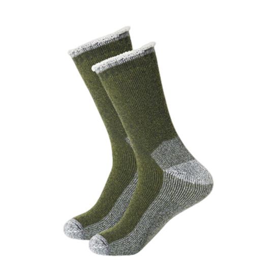 1/4/5 Pairs Wool Socks Men's Wool Hiking Socks Warm Soft Winter Casual Crew Moisture-Wicking Socks for Indoors Outdoors