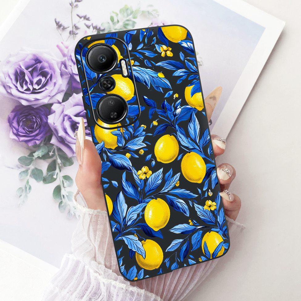 Case For Infinix Hot 20 4G Cover Cute Cat Fashion Butterfly Painted Casing For Infinix X6826 X6826B X6826C